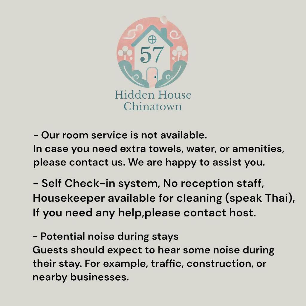 57 Hidden House Bkk Chinatown Hotel Bangkok Eksteriør billede